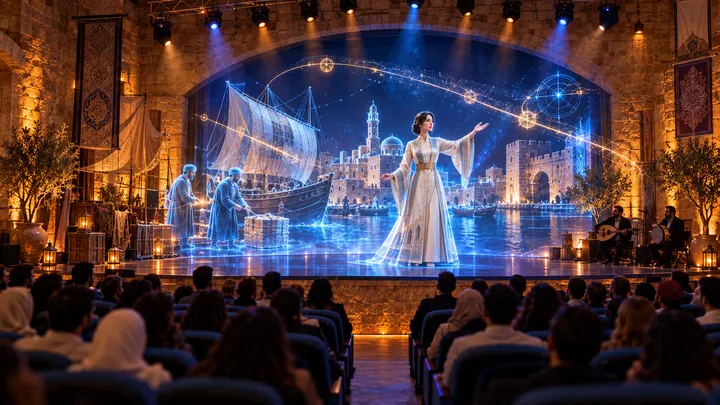 Live hologram theatre