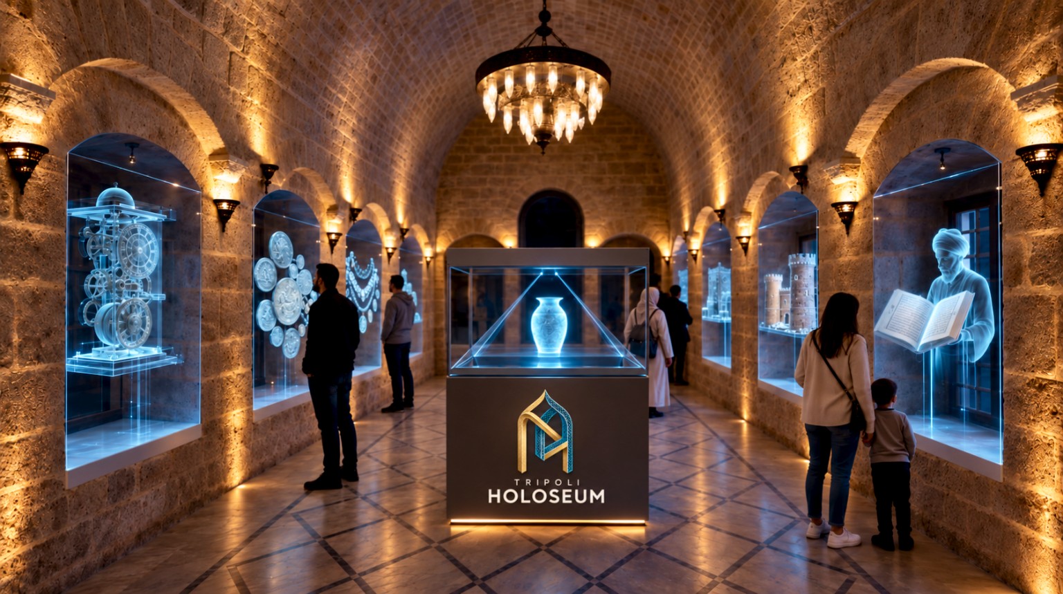 Holographic exhibition