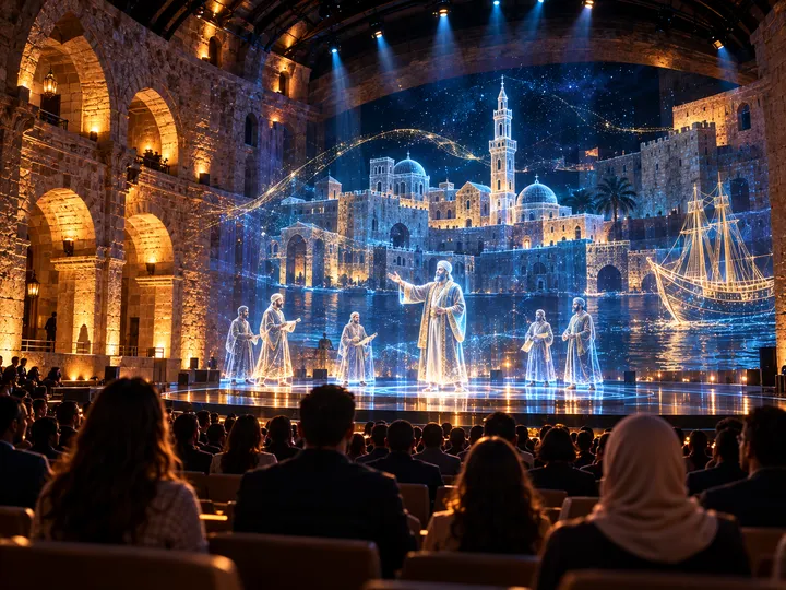 Live hologram theatre